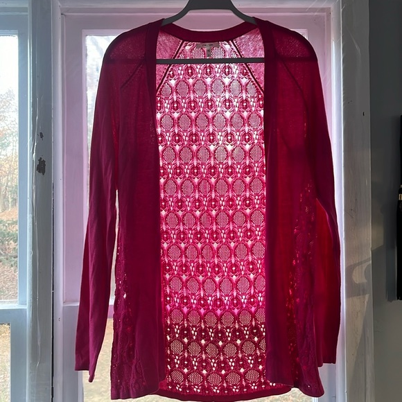 Maurices Tops - Cardigan with lace back